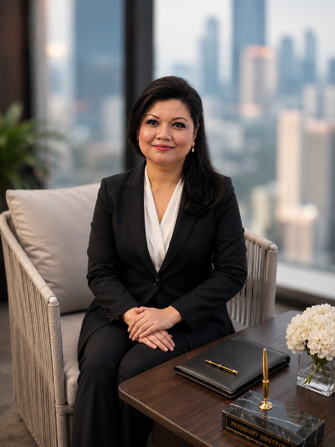 Maria Moritcia Layasna Ginting, BSc, President Director